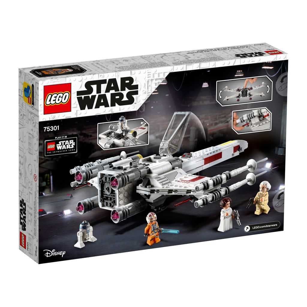 Star Wars Lego Caza Ala-X de Luke Skywalker Edades 9+ # 75301 Artículo 474 Piezas | XET-721053